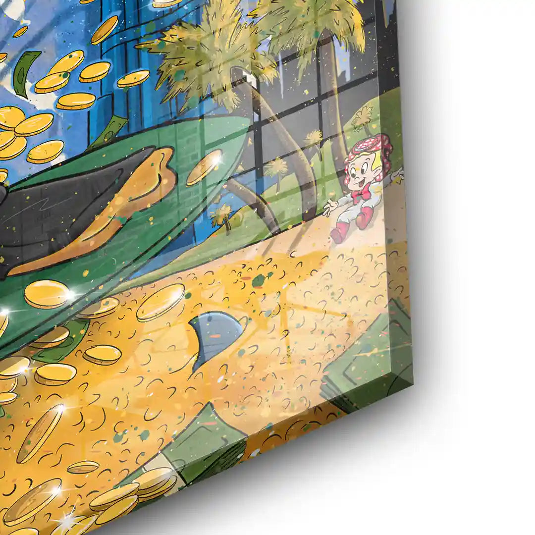Surfing in Dubai - Acrylic glass