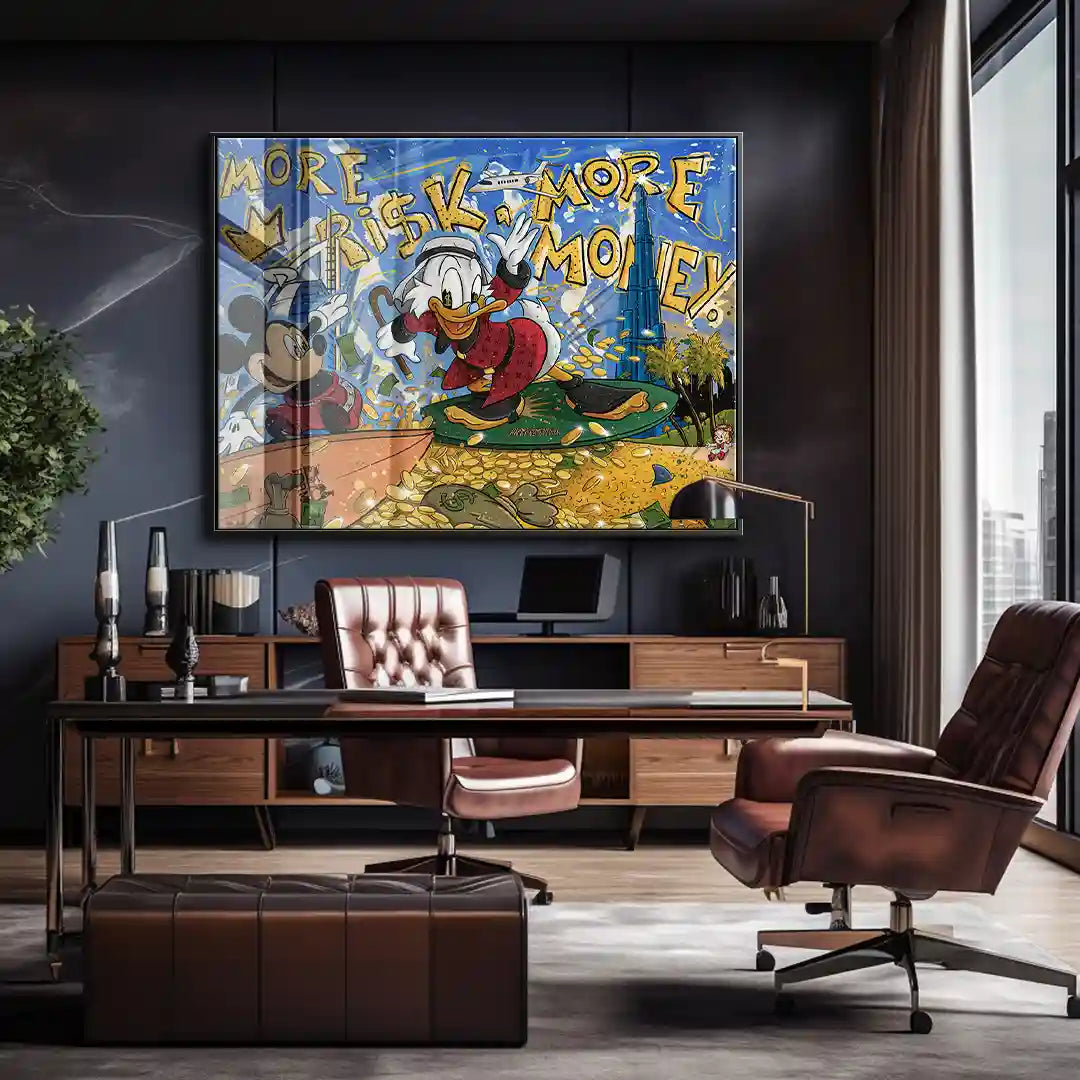 Surfing in Dubai - Acrylic glass