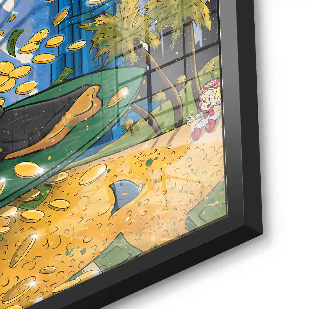 Surfing in Dubai - Acrylic glass