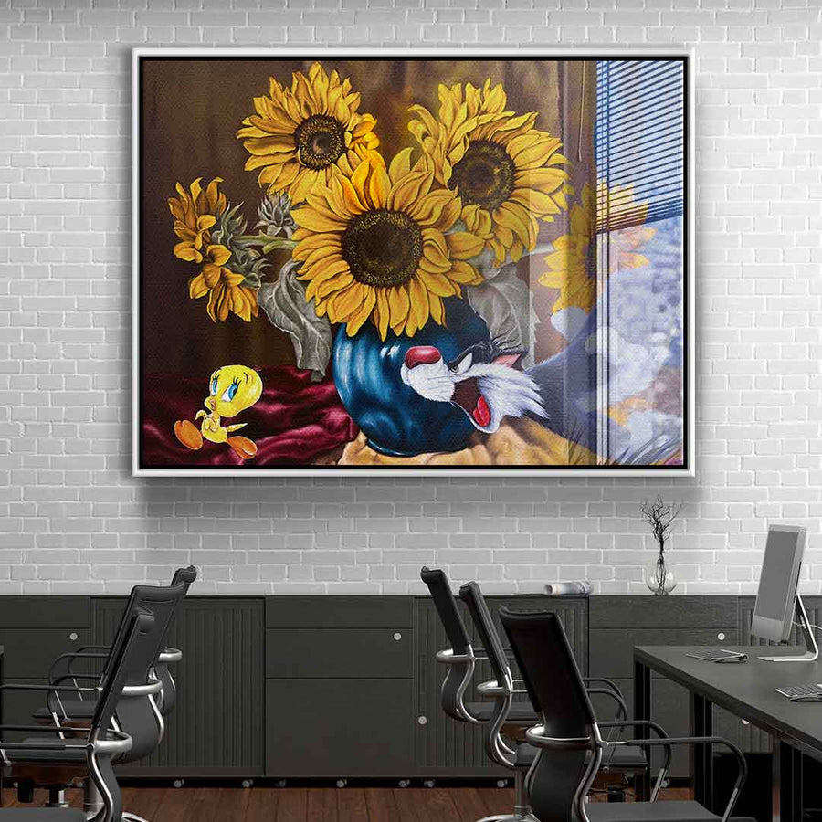 Tweety running - Acrylglas