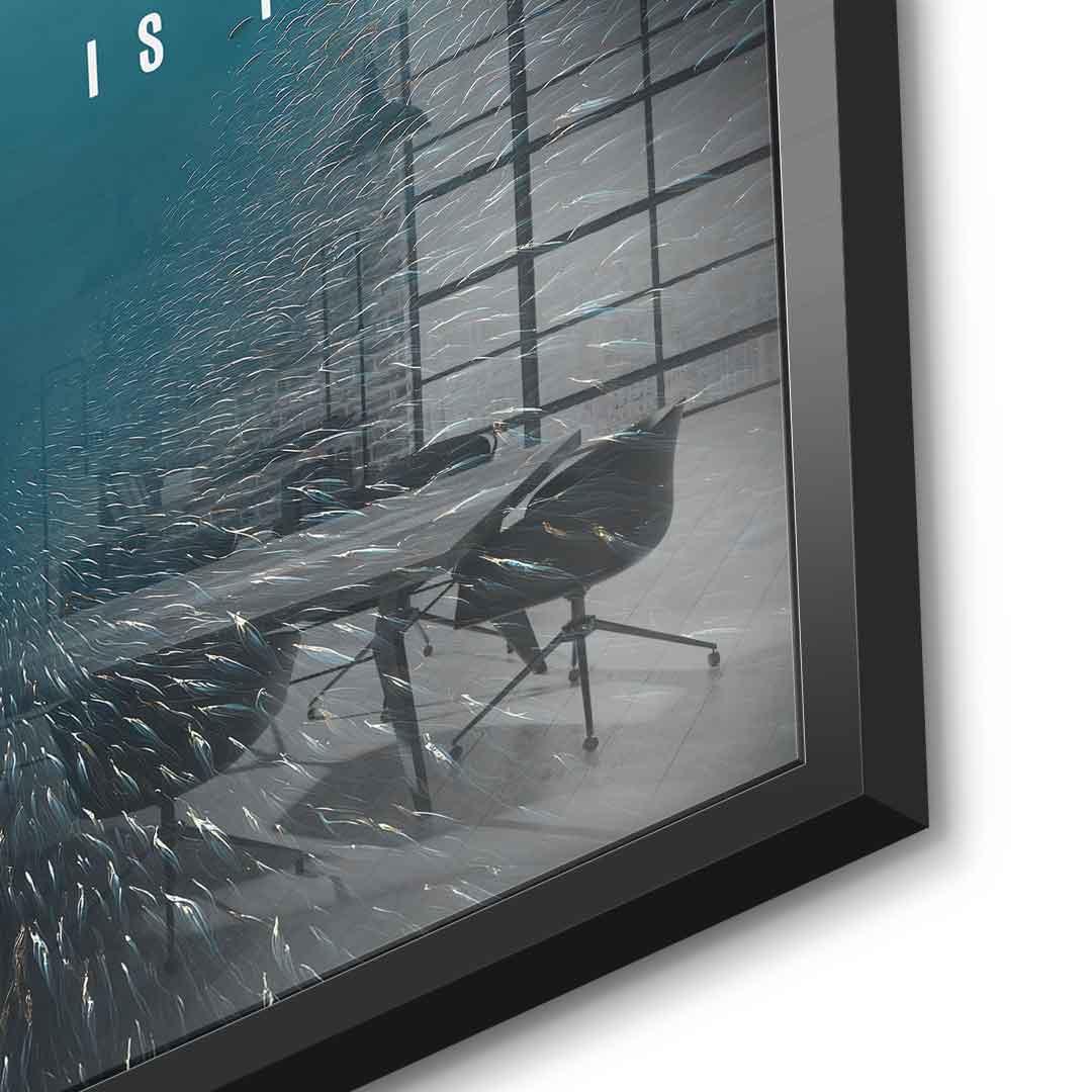 THE WORLD IS YOURS - Acrylglas