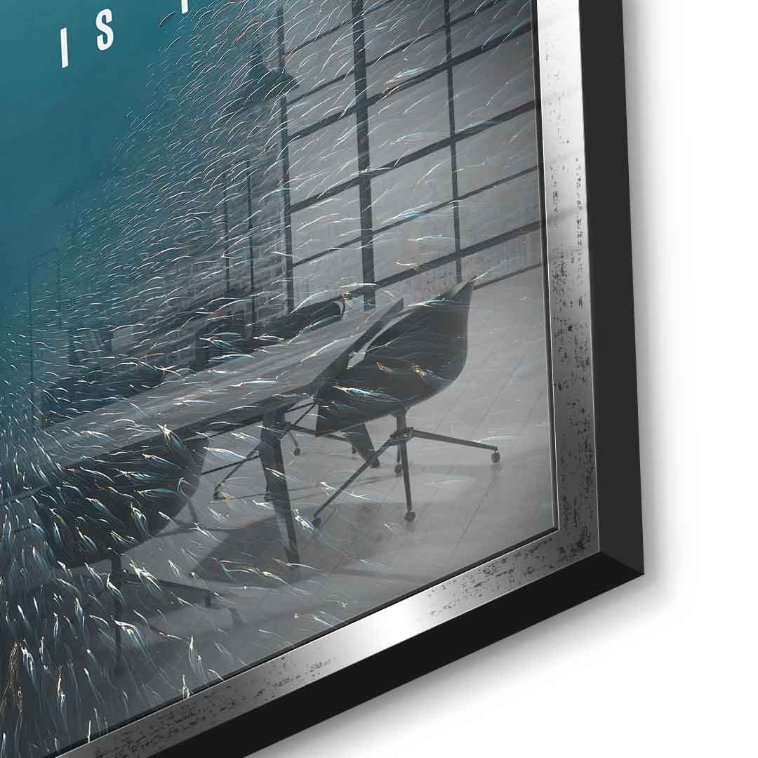 THE WORLD IS YOURS - Acrylglas