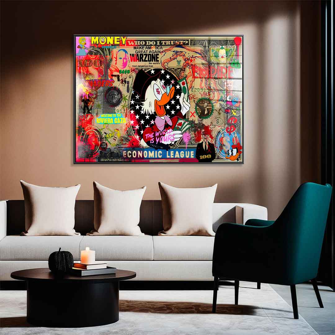 THE WORLD IS YOURS - Acrylglas
