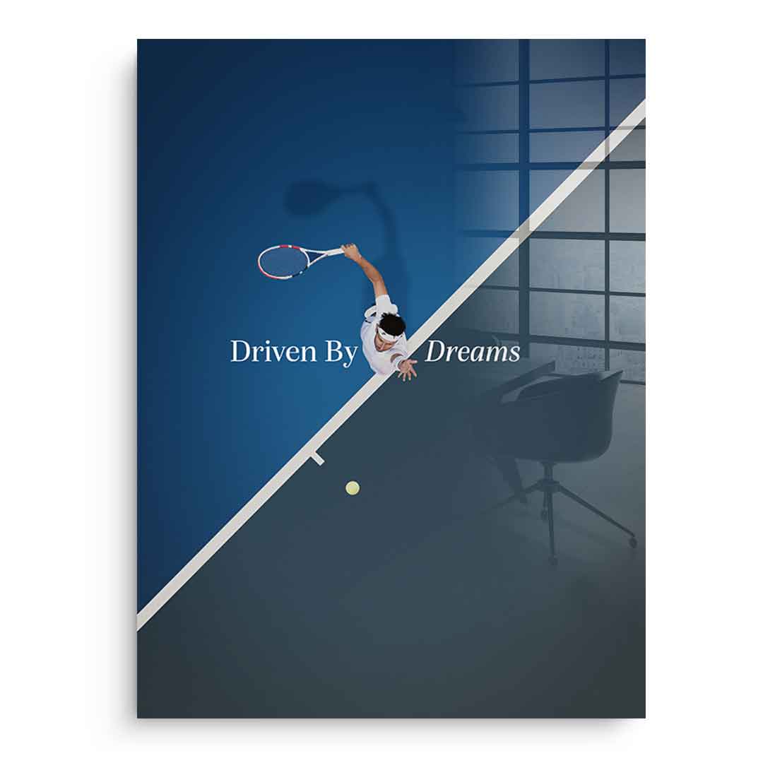 Napędzany marzeniami #Tenis – Akrylowe