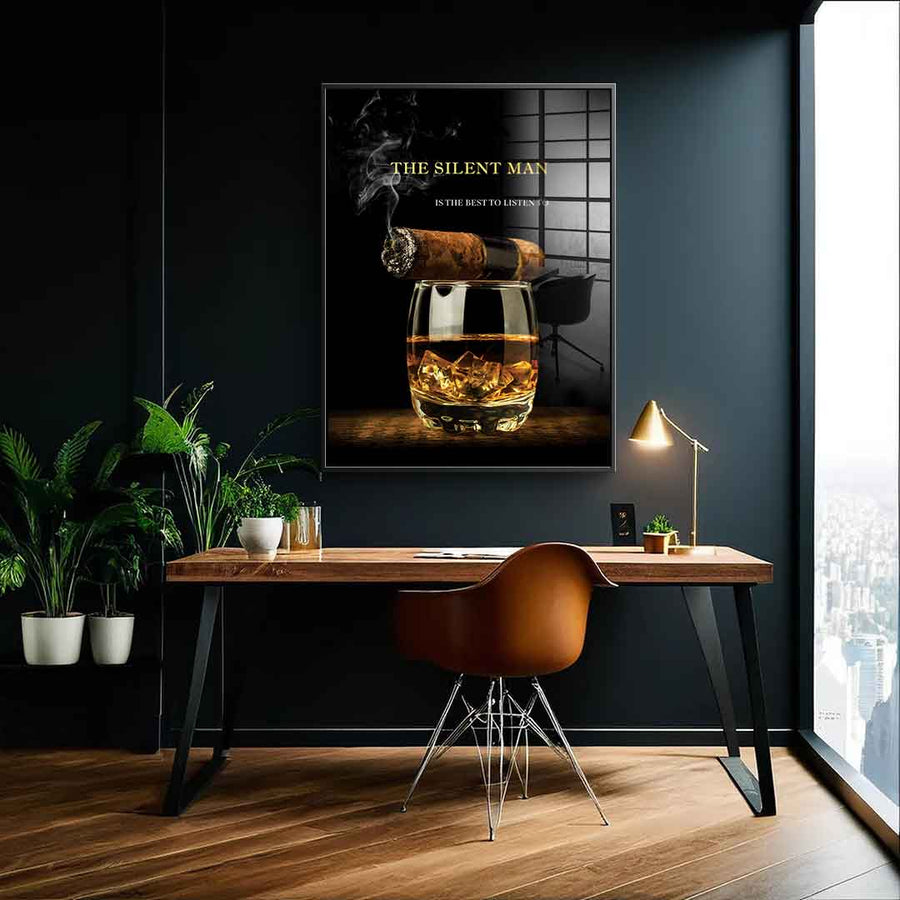 The Silent Man - Acrylglas
