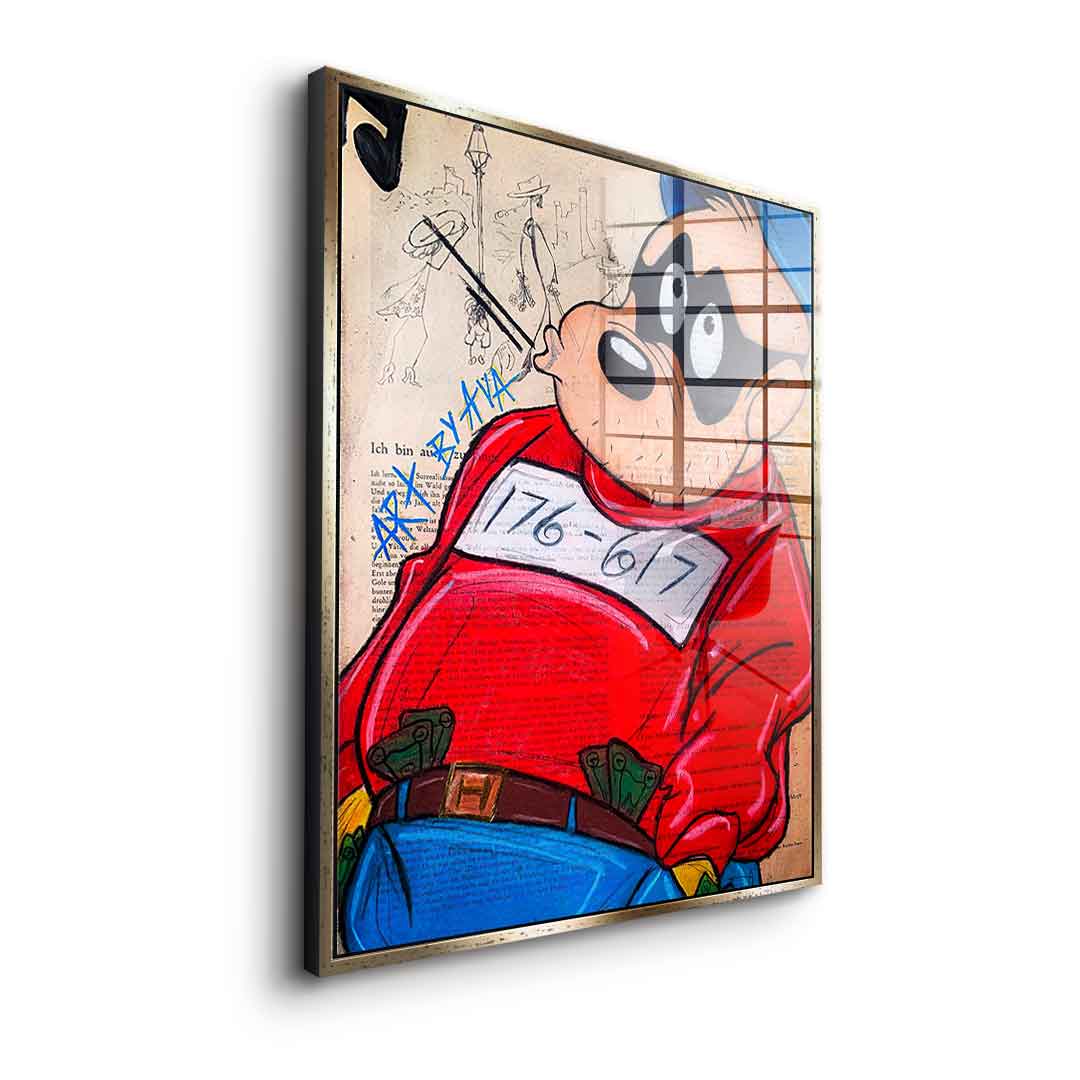 Thinking Beagle Boy - Acrylglas