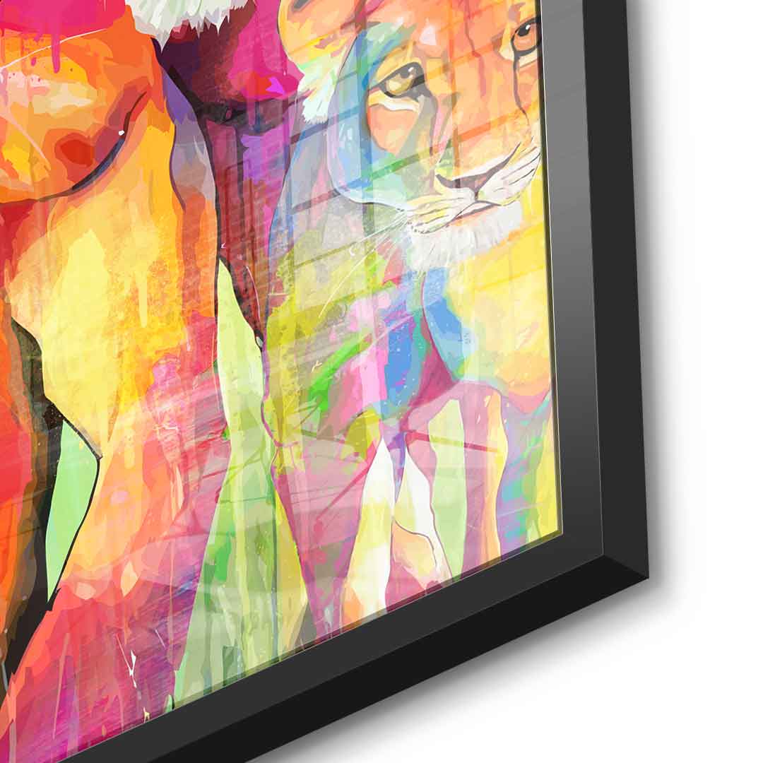 Tiger Family - Acrylic Glass