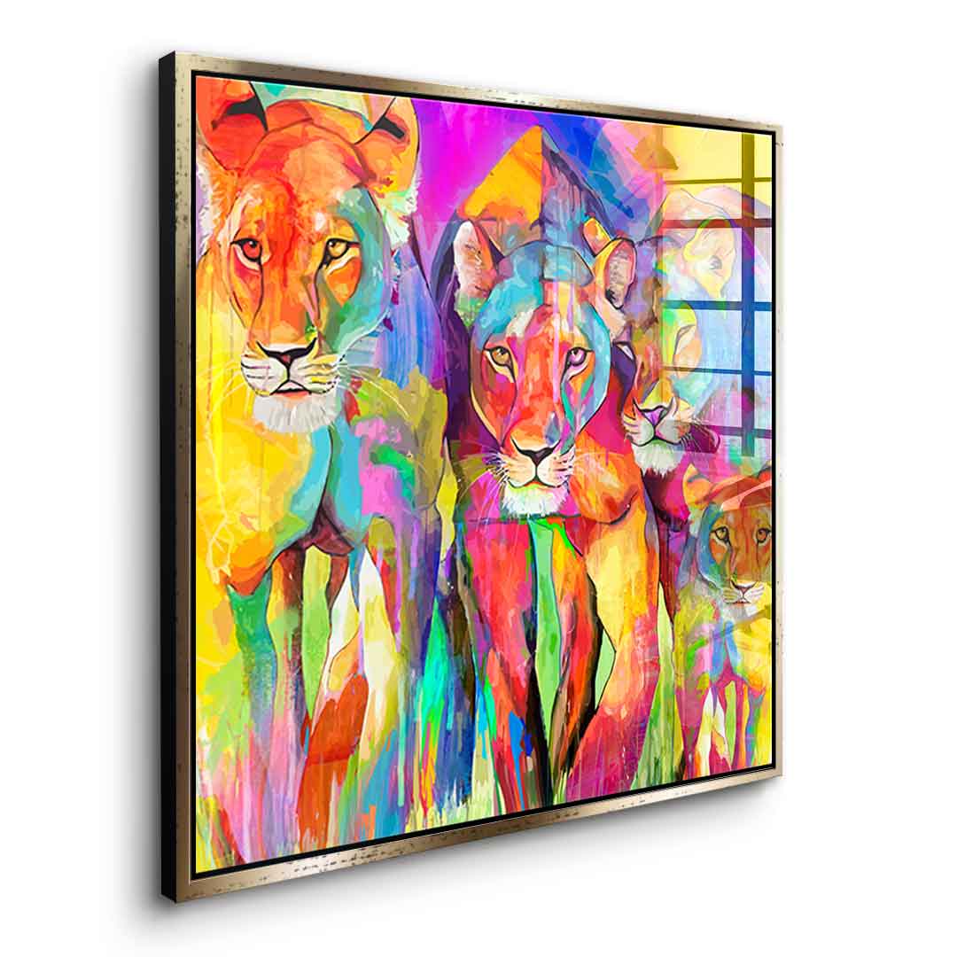 Tiger Family - Acrylic Glass