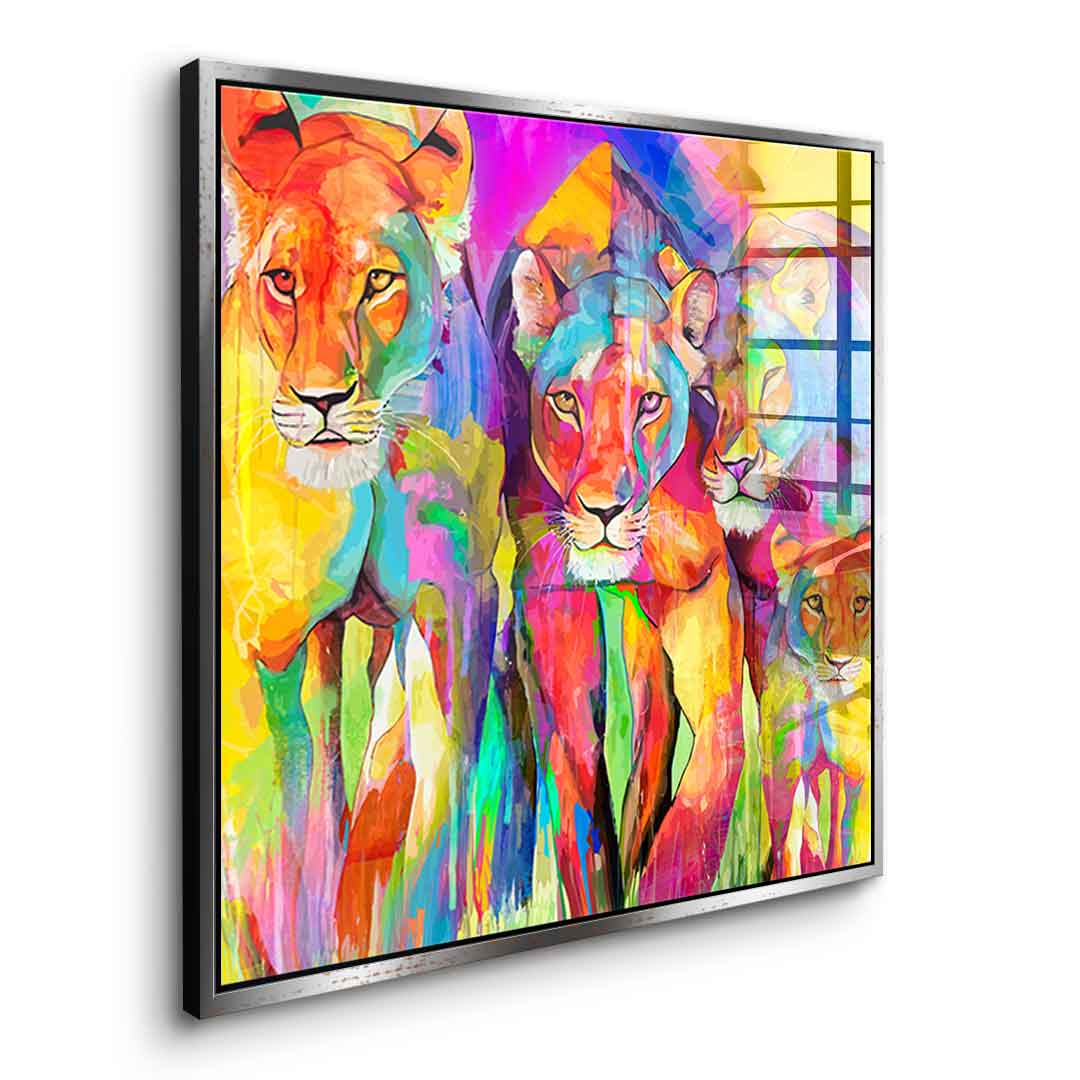Tiger Family - Acrylic Glass