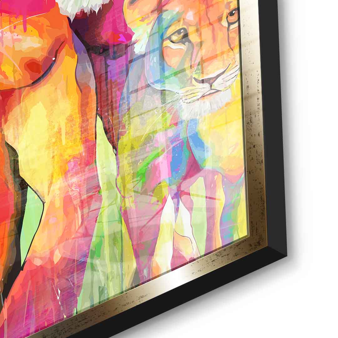 Tiger Family - Acrylic Glass