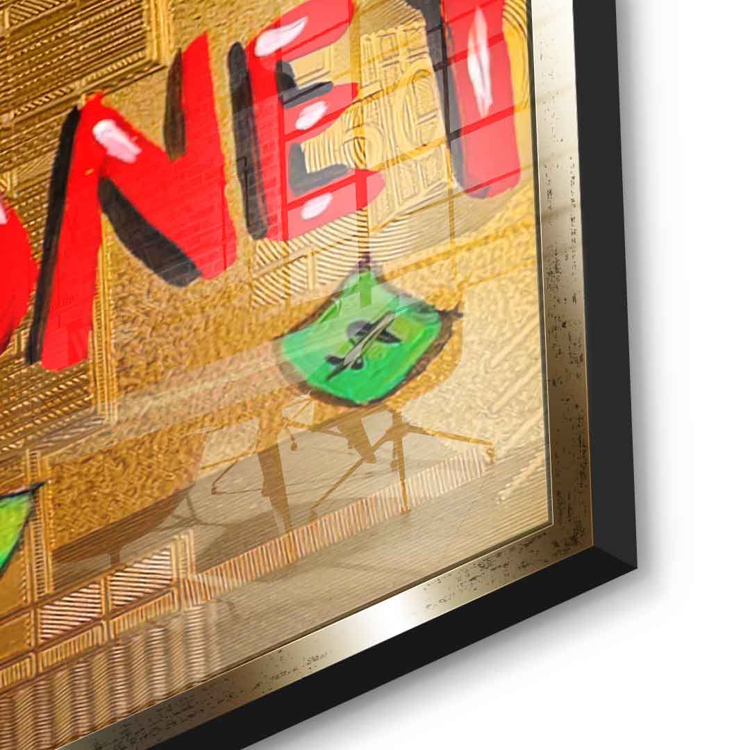 Time Is Money - Acrylglas