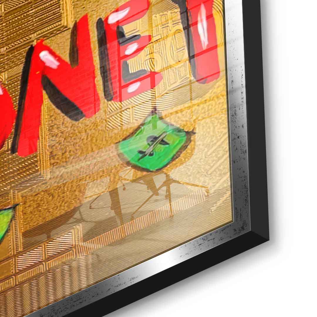 Time Is Money - Acrylglas