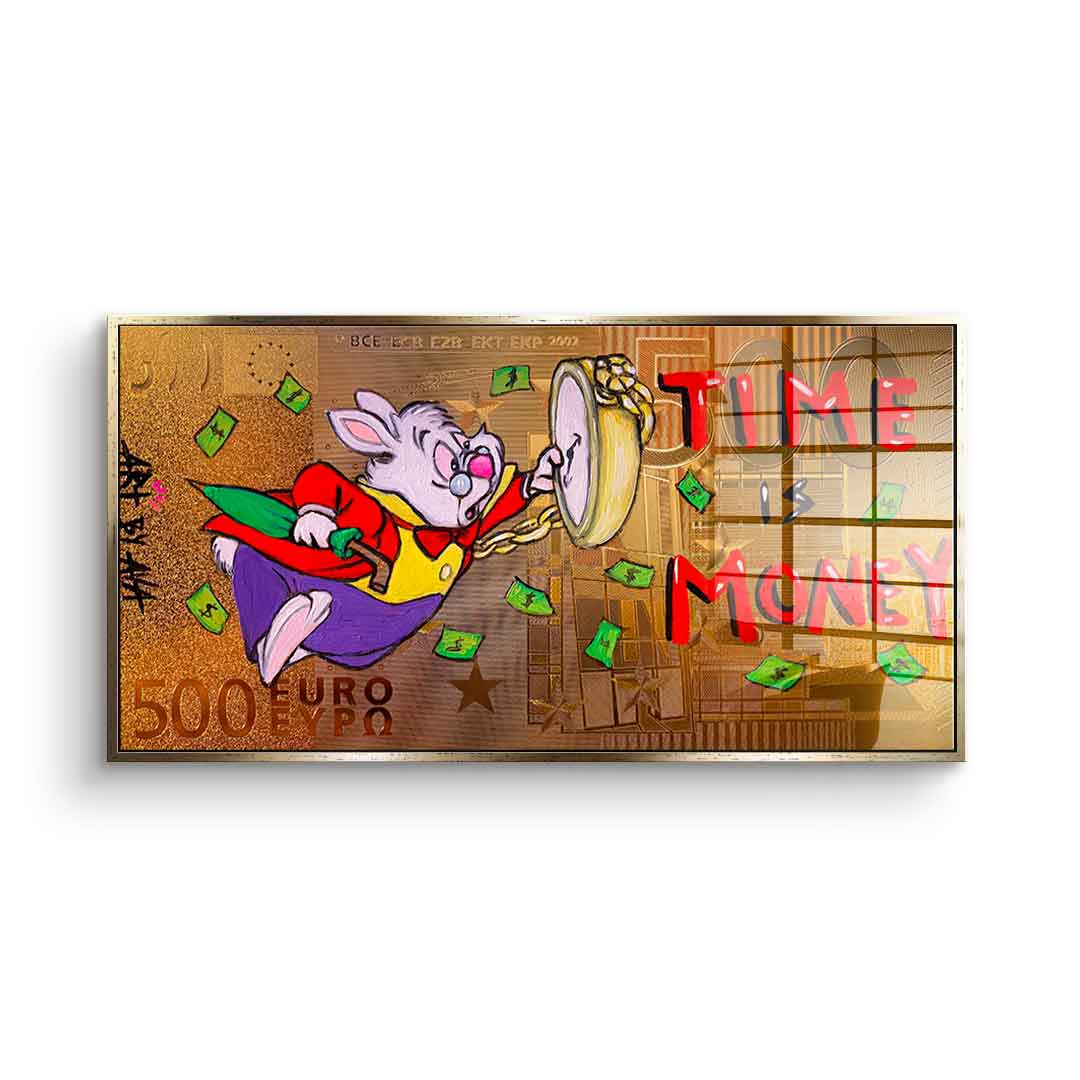Time Is Money - Acrylglas