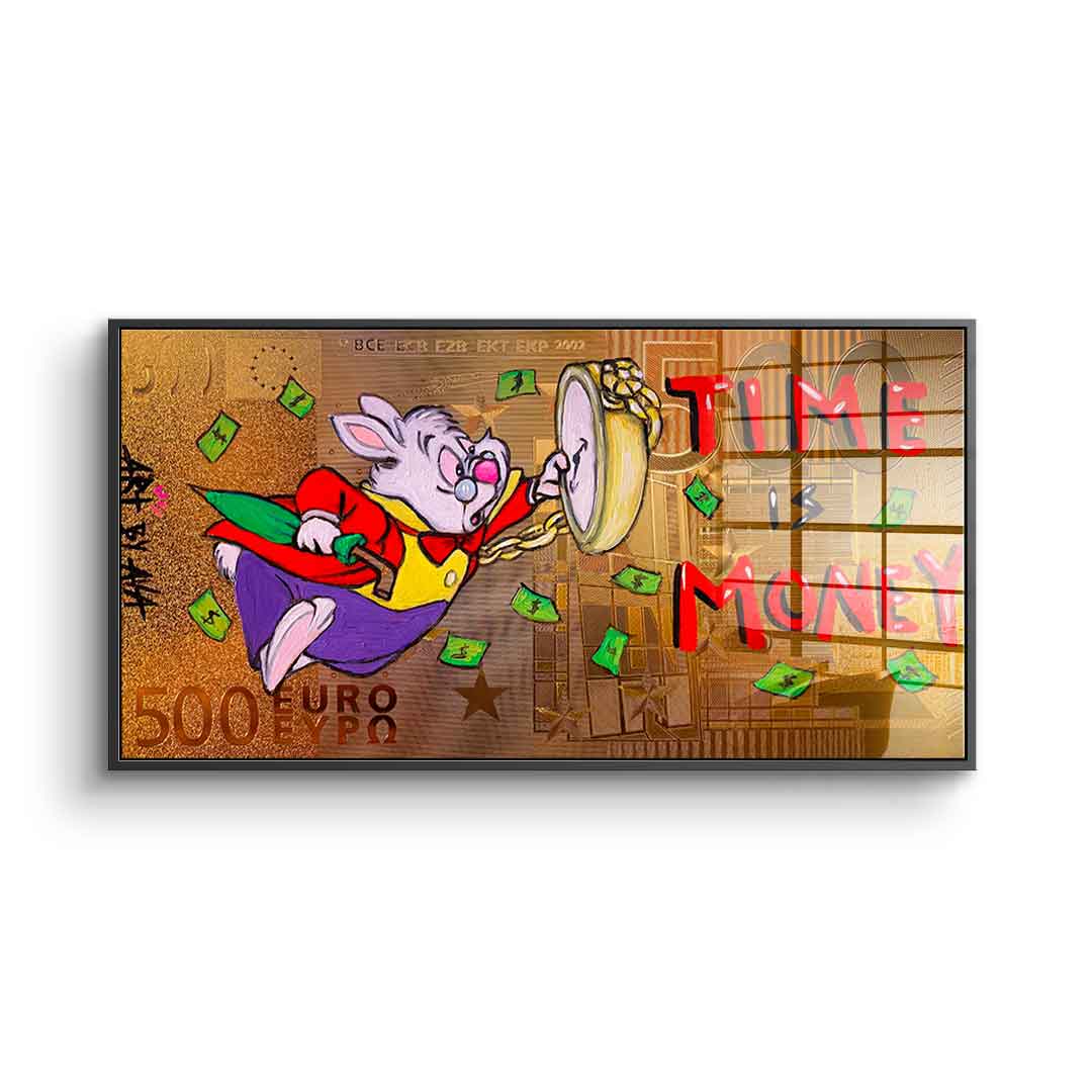 Time Is Money - Acrylglas