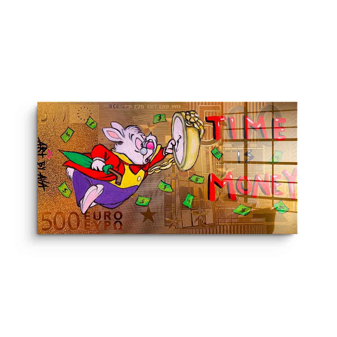 Time Is Money - Acrylglas