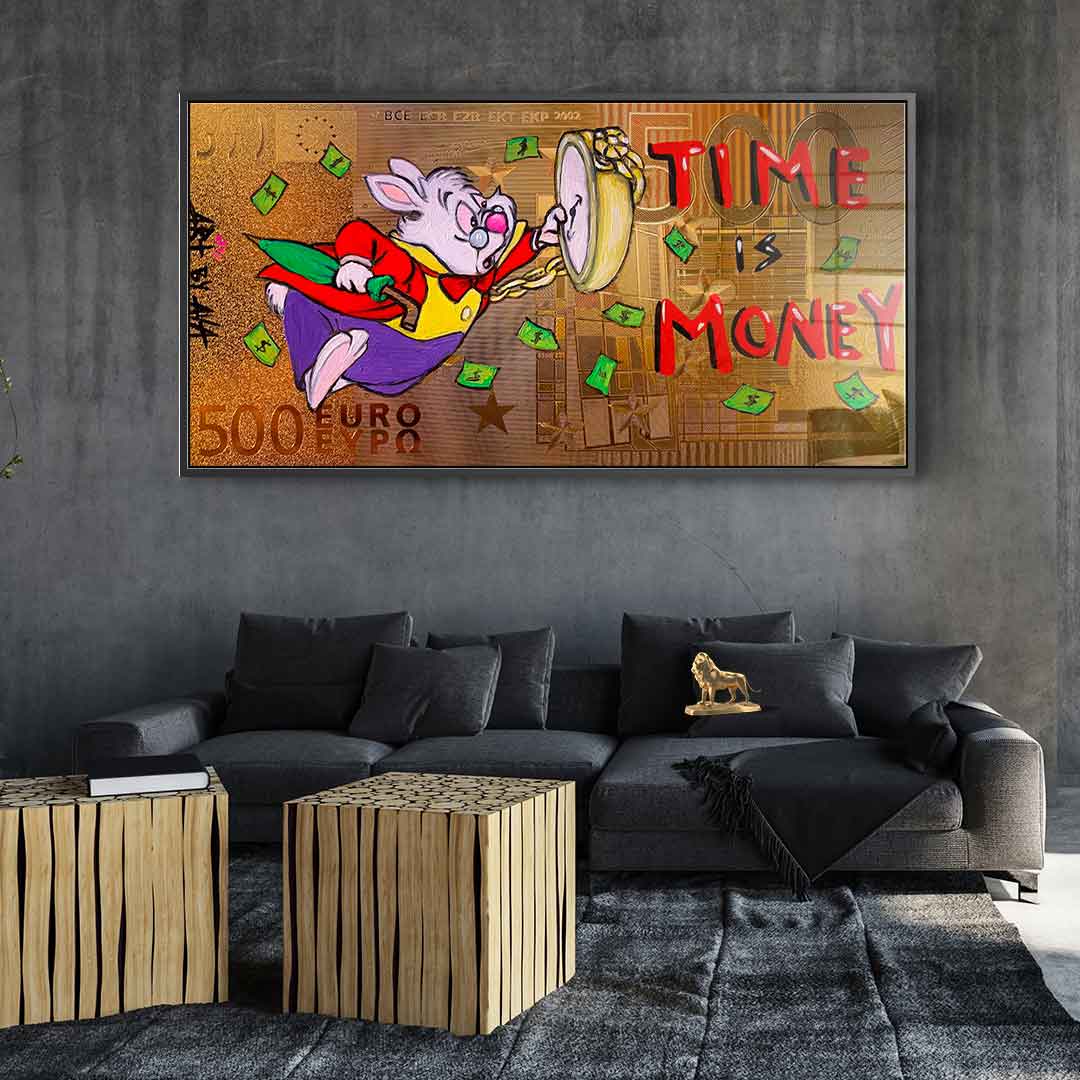 Time Is Money - Acrylglas