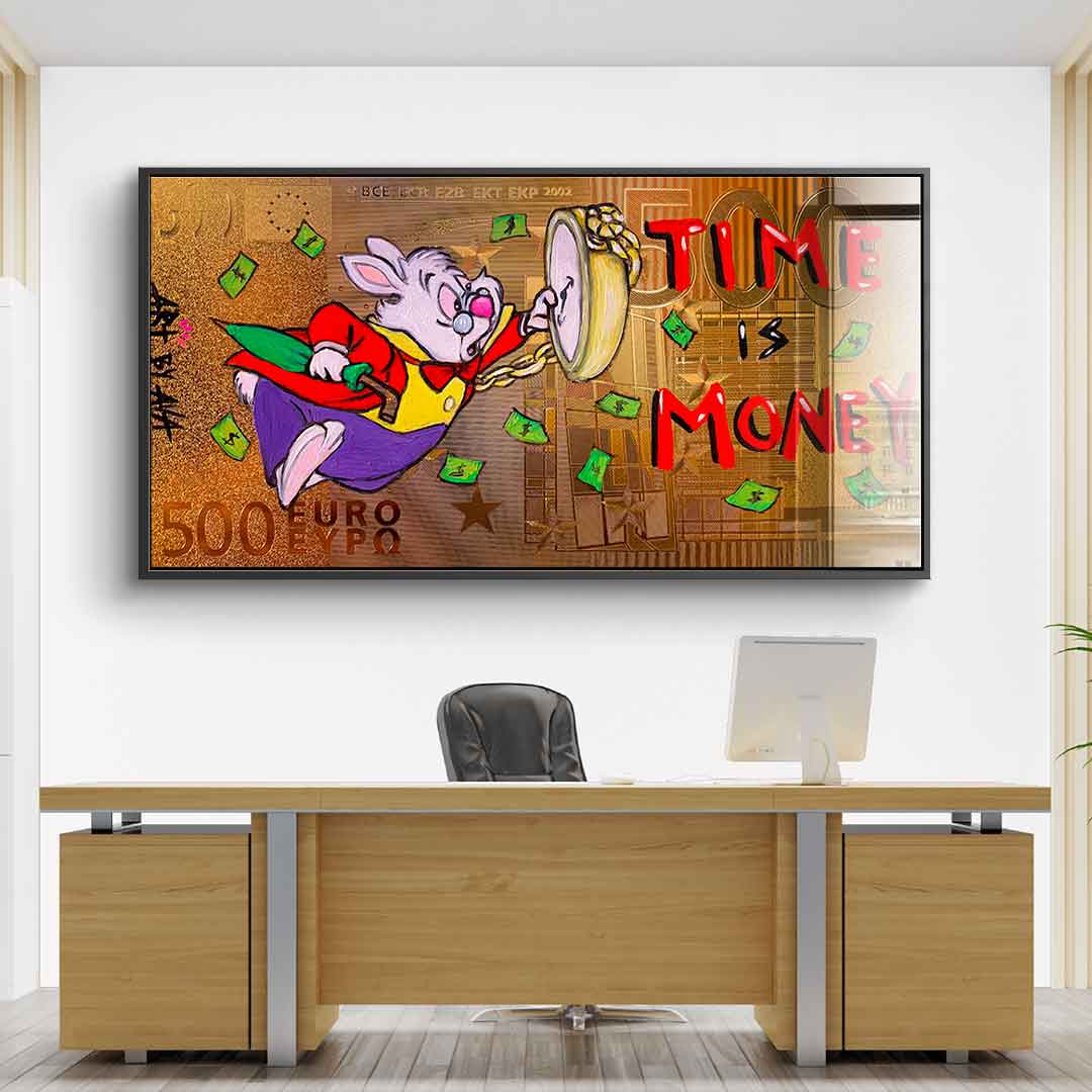 Time Is Money - Acrylglas