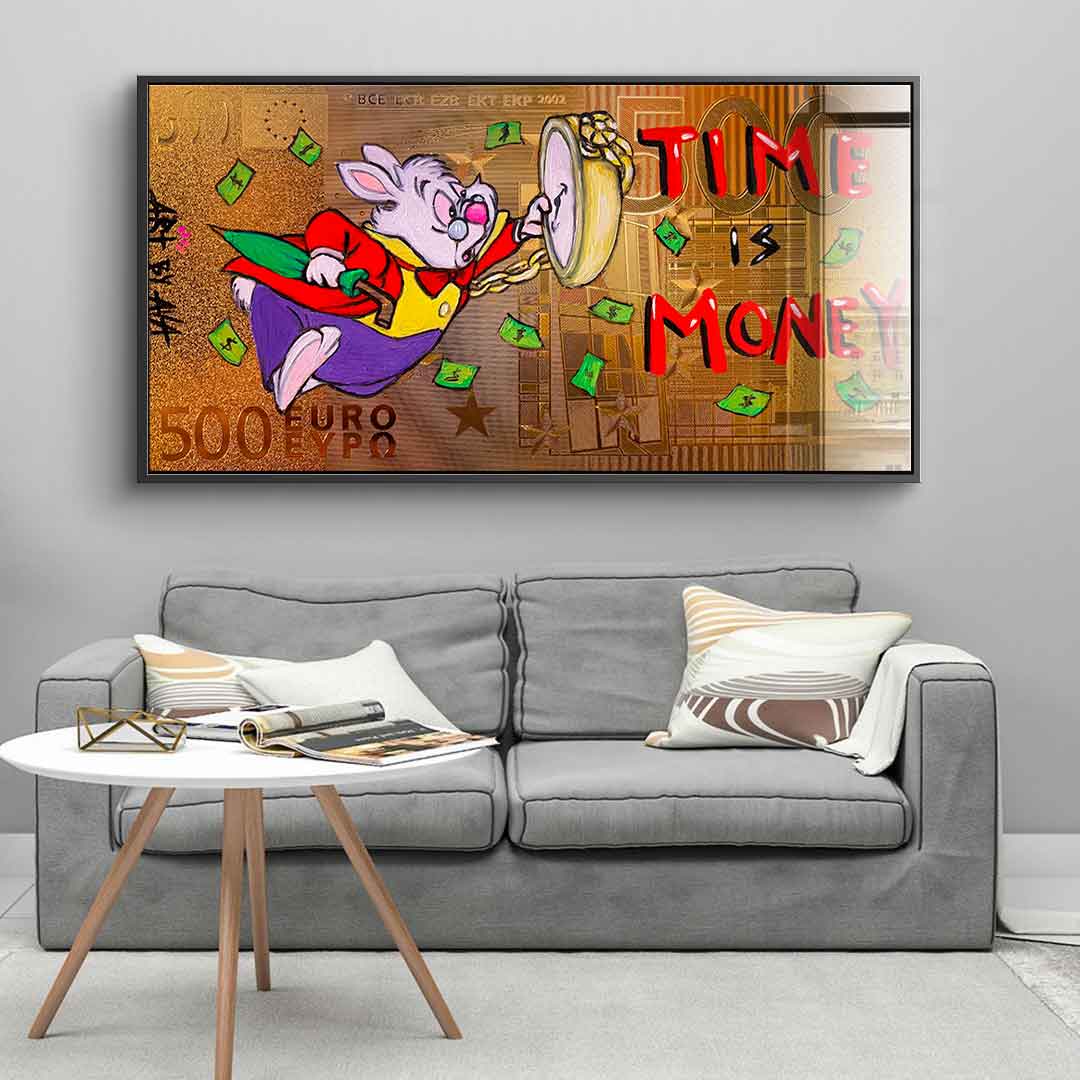 Time Is Money - Acrylglas