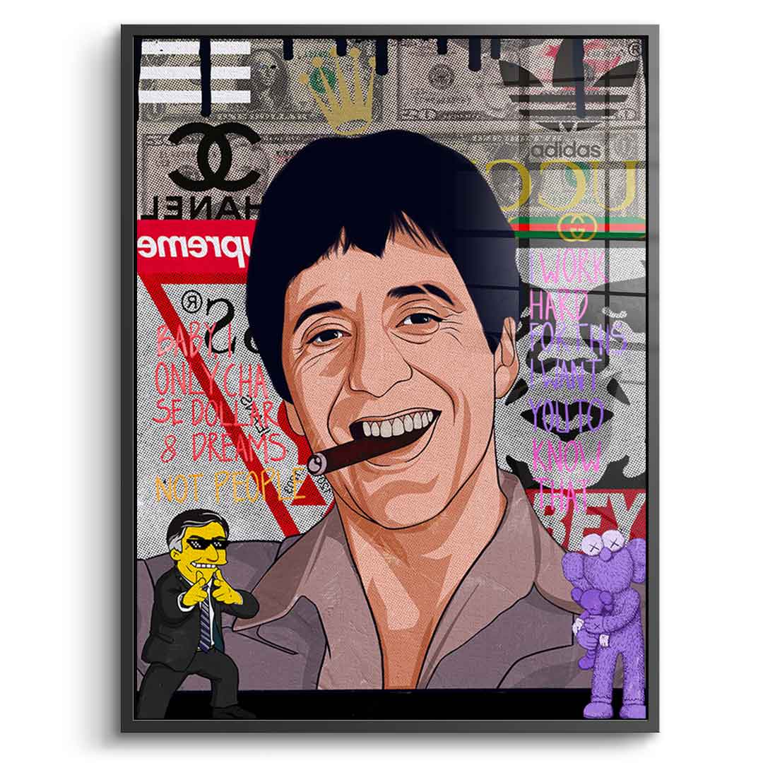 Tony Montana - Szkło akrylowe