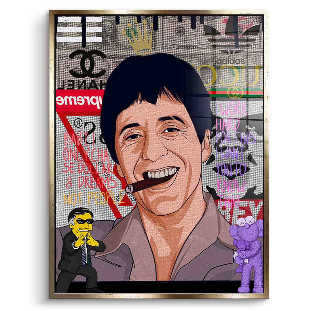Tony Montana - Szkło akrylowe
