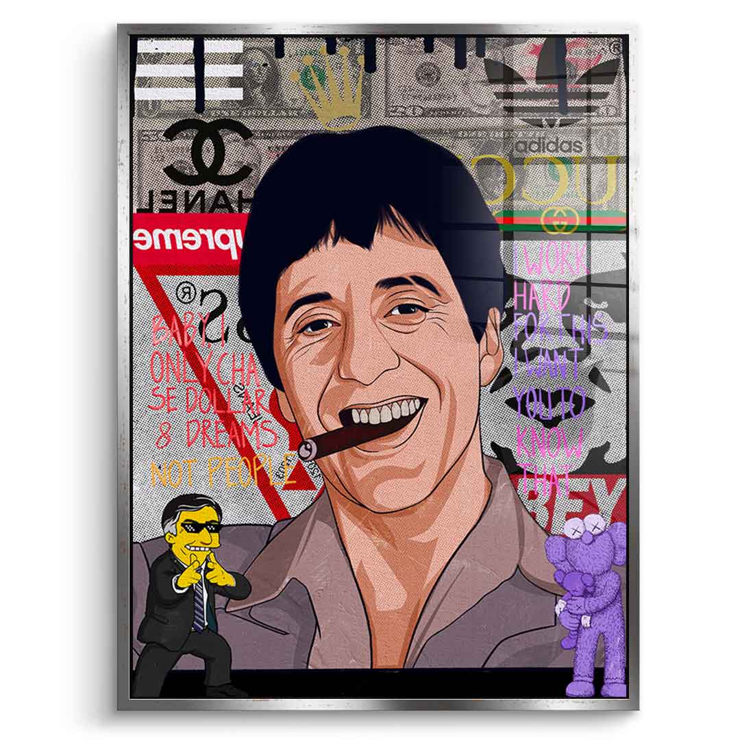 Tony Montana - Szkło akrylowe