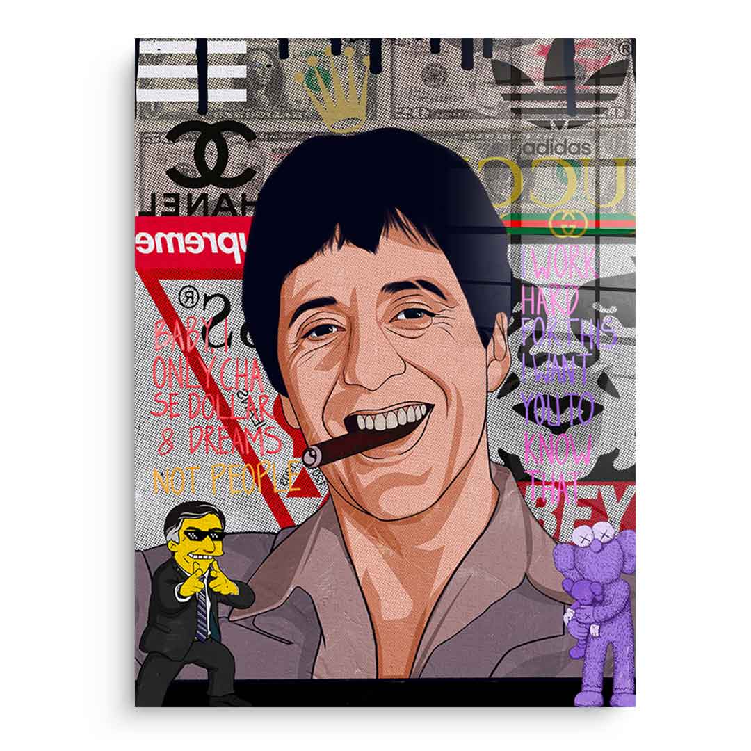 Tony Montana - Szkło akrylowe