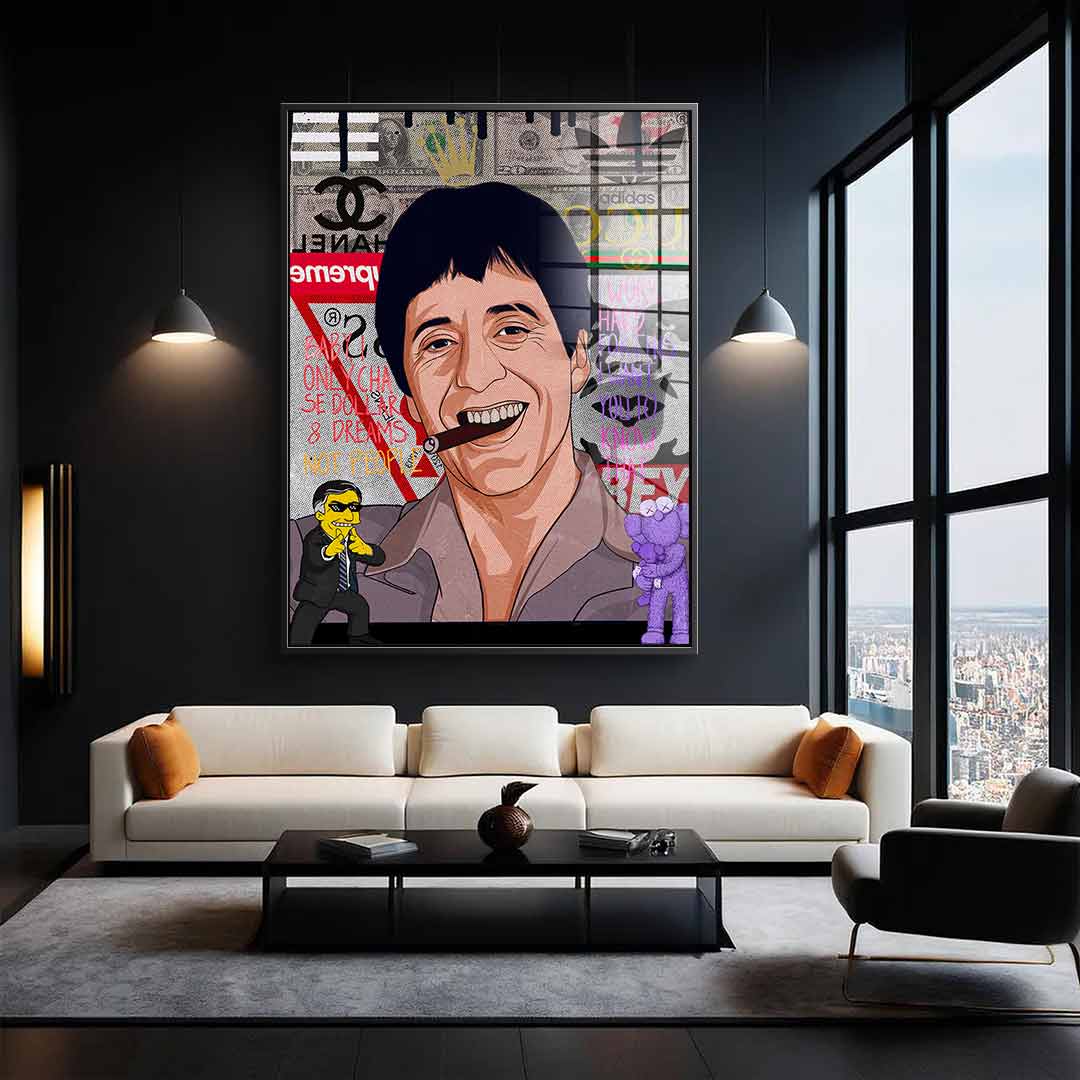 Tony Montana - Szkło akrylowe