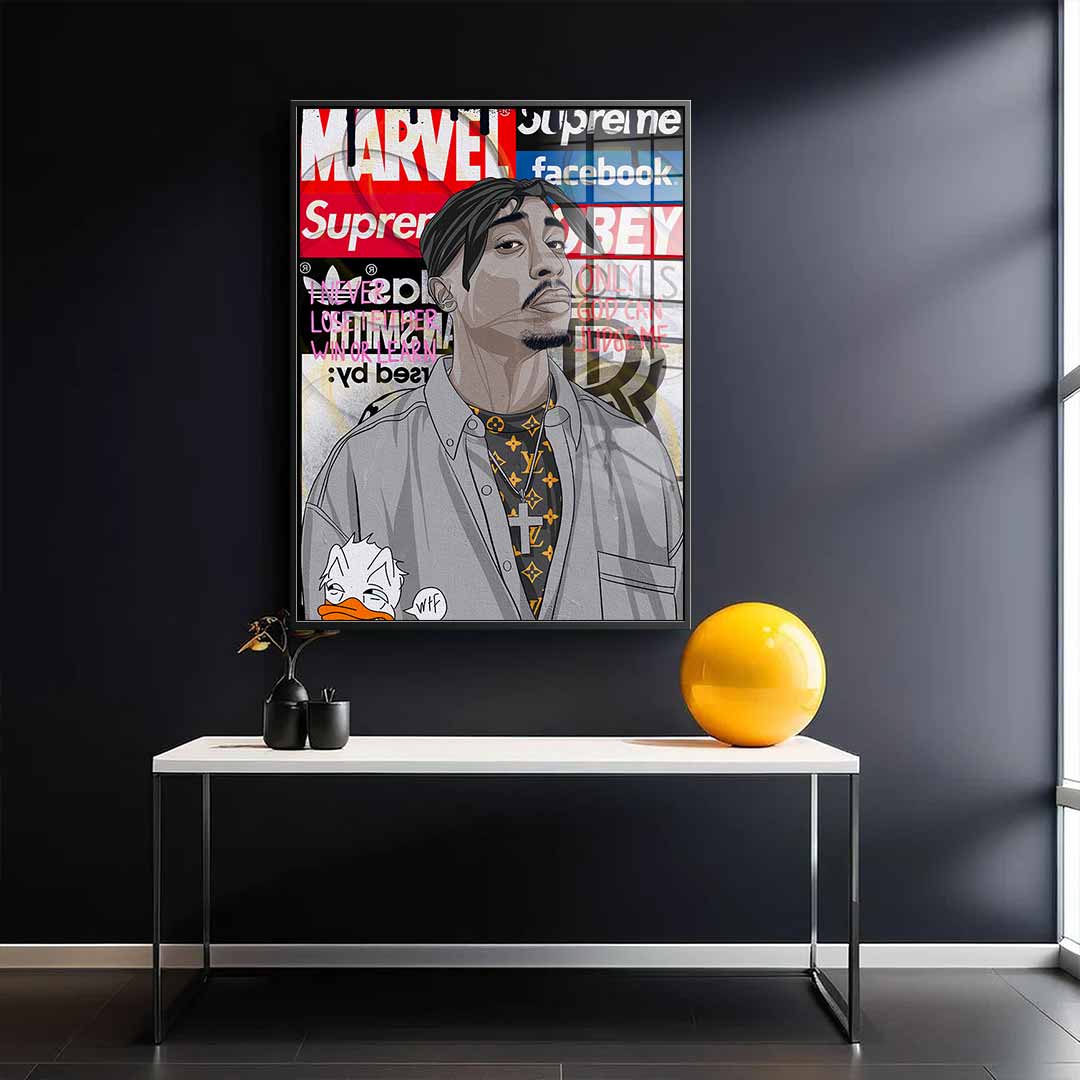 Tupac - Acrylic glass