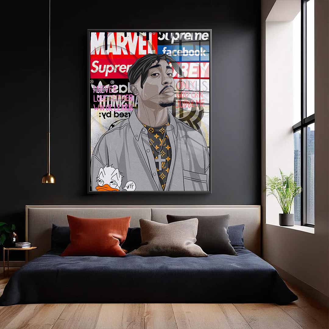 Tupac - Acrylic glass