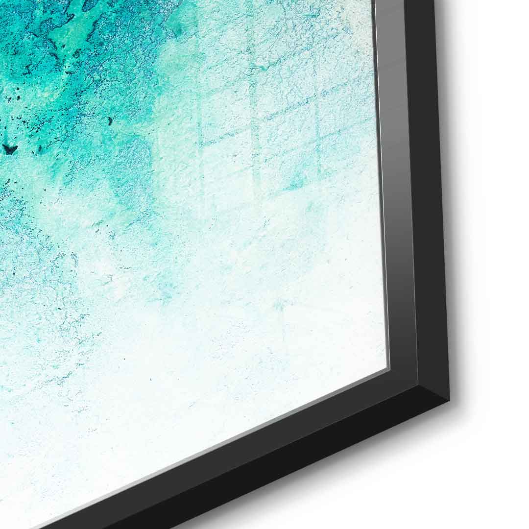 Turquoise Whispering - Acrylglas