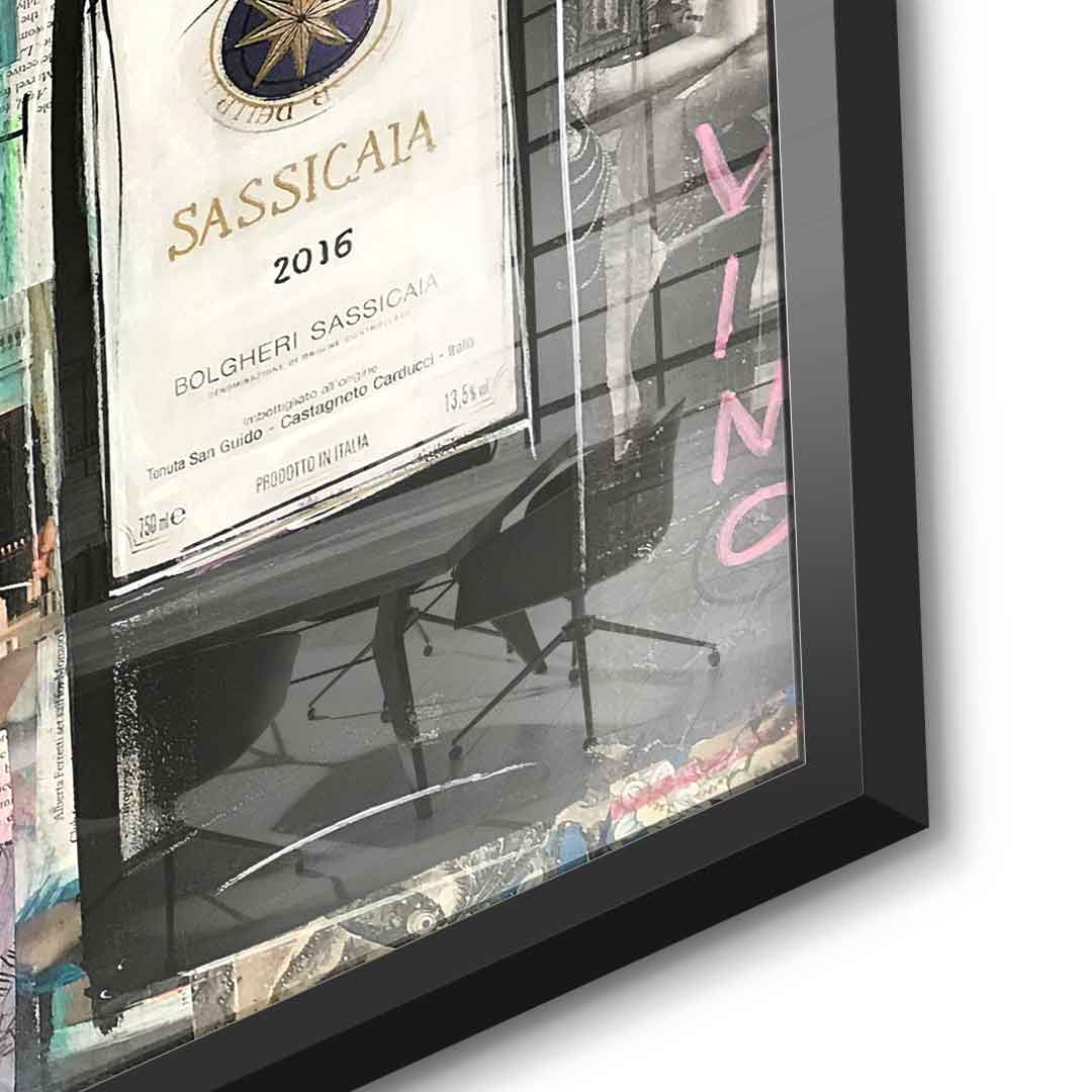 Vino Masetto, Biserno, Sassicaia - Acrylglas