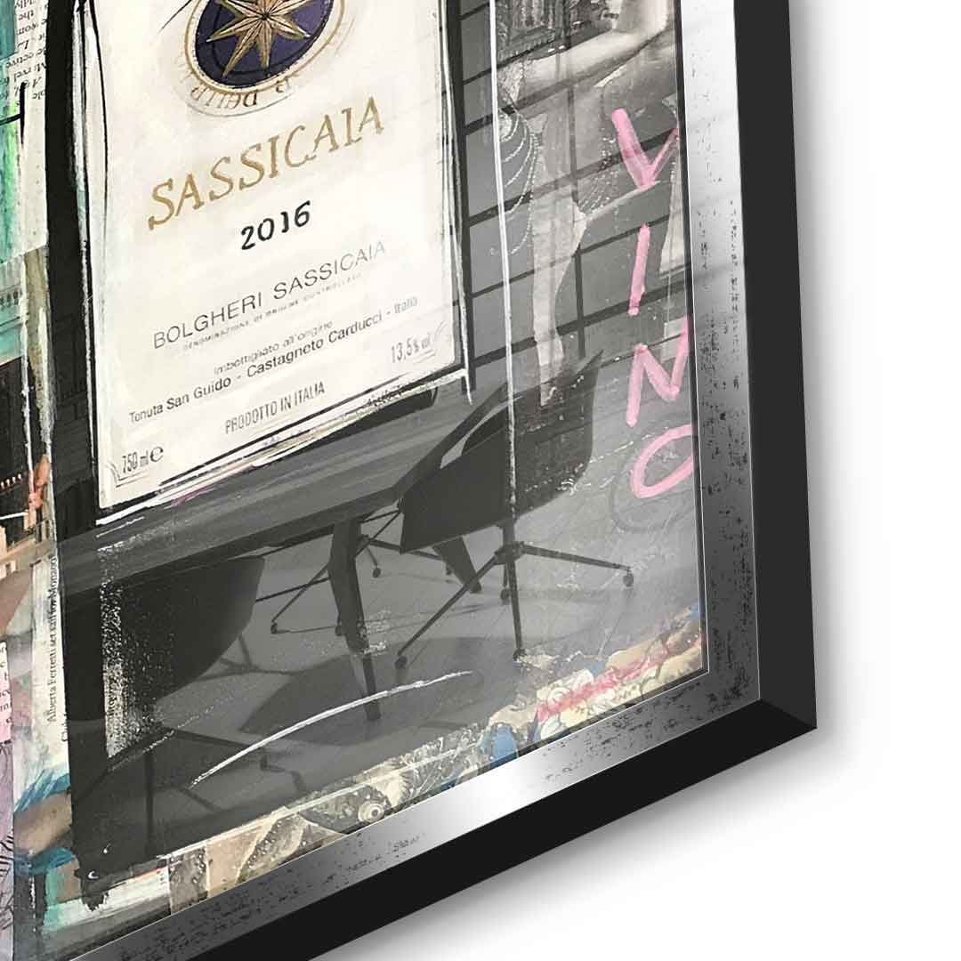 Vino Masetto, Biserno, Sassicaia - Acrylglas