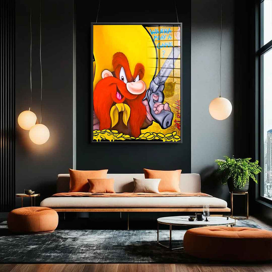 Wanna Play A Game - Acrylic Glass