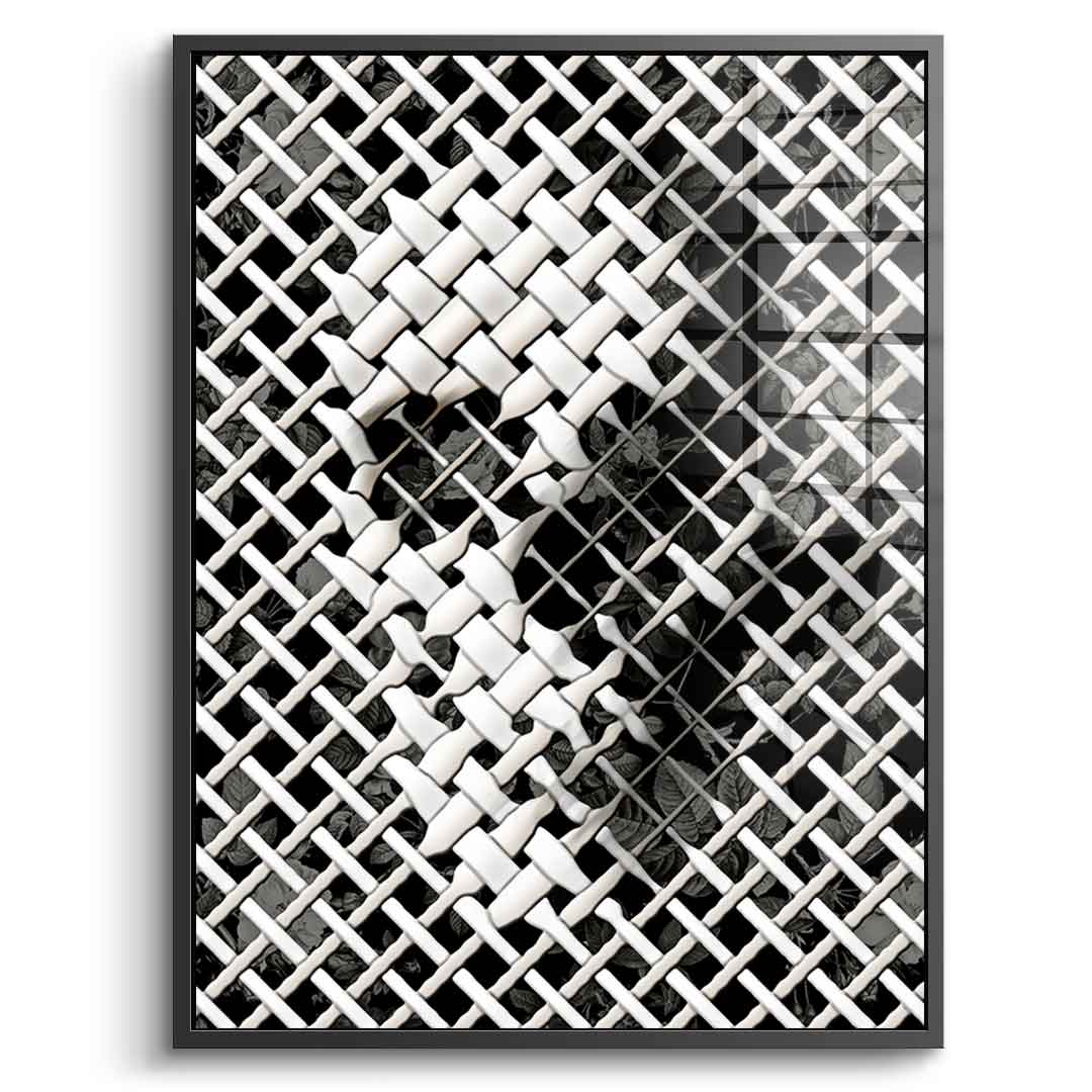 Wicker Skull – akryl