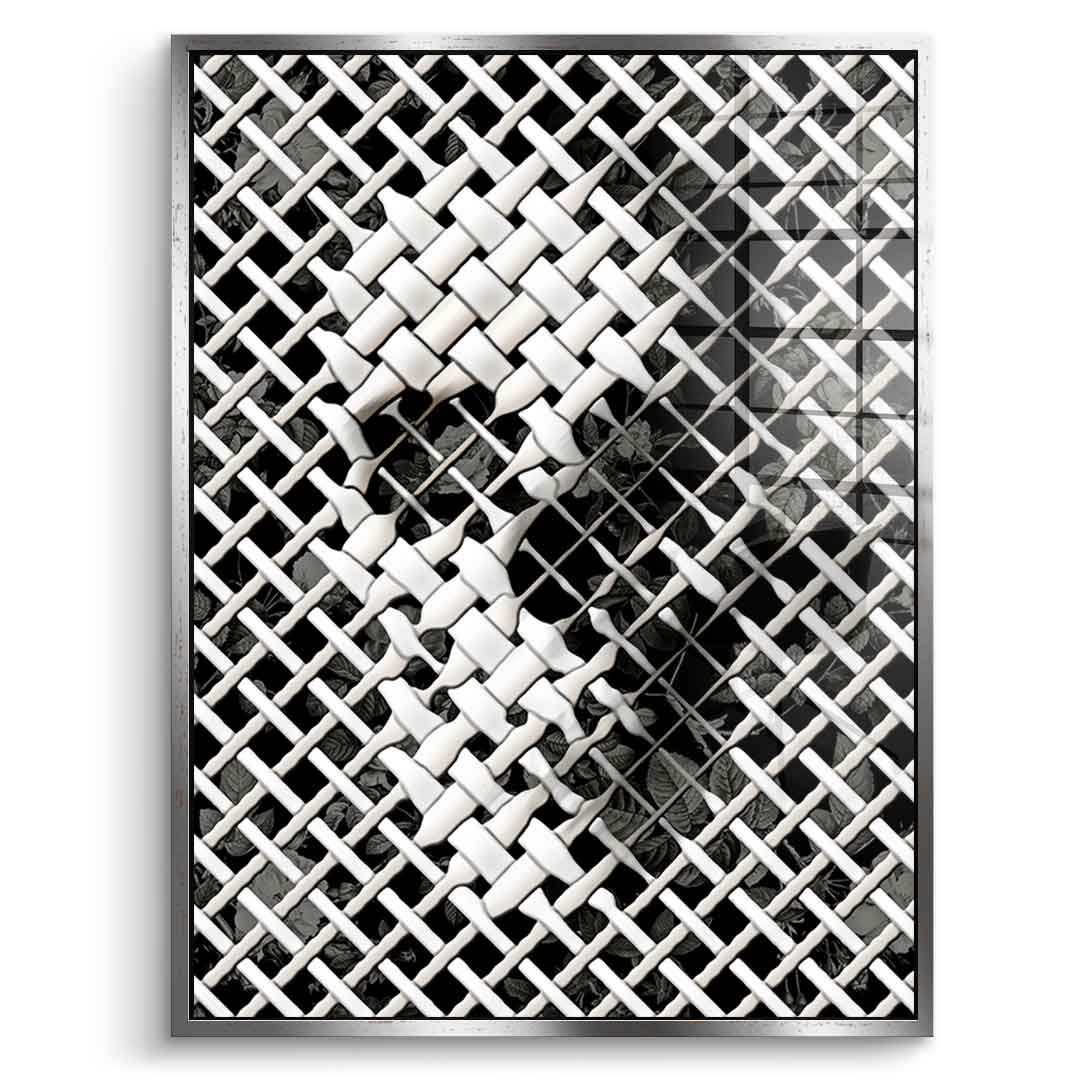 Wicker Skull – akryl