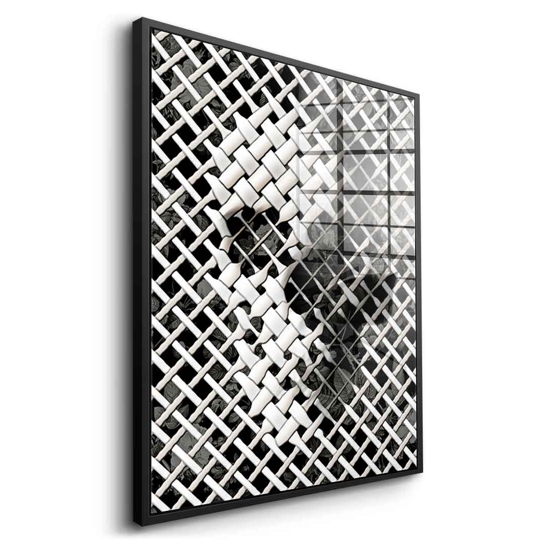 Wicker Skull – akryl
