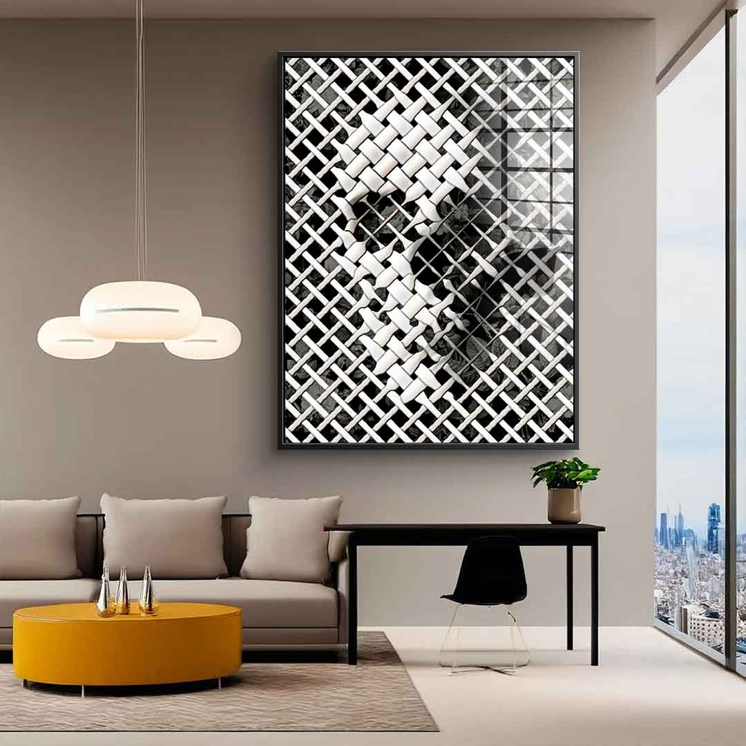 Wicker Skull – akryl