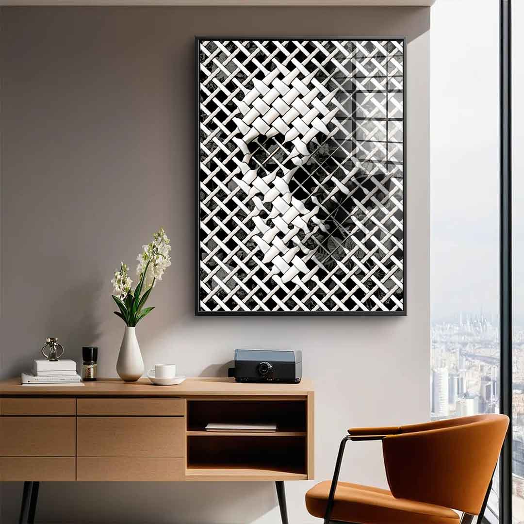Wicker Skull – akryl