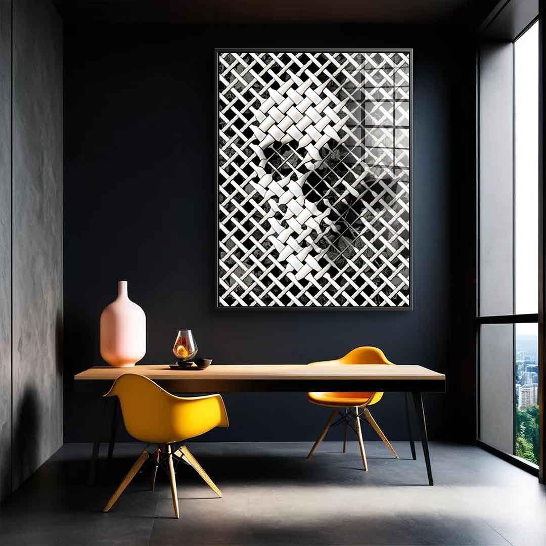 Wicker Skull – akryl