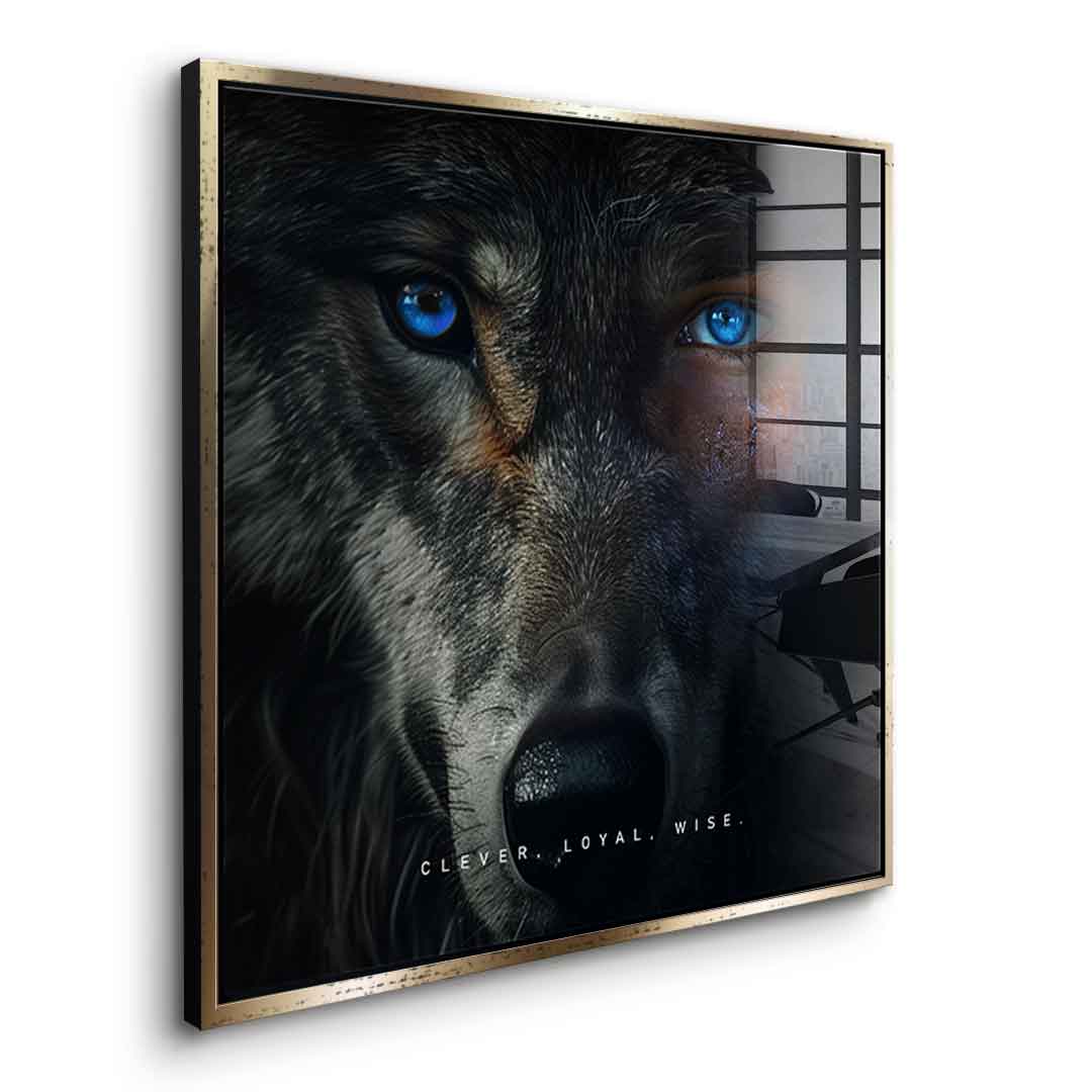 Wolf Fusion - Square Edition - Acrylic glass