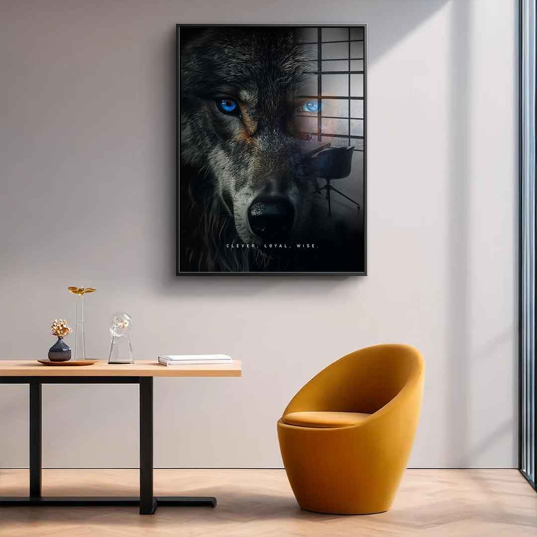 Wolf Fusion - Acrylic glass