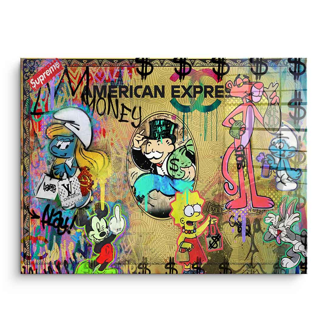 American Money - Acrylglas