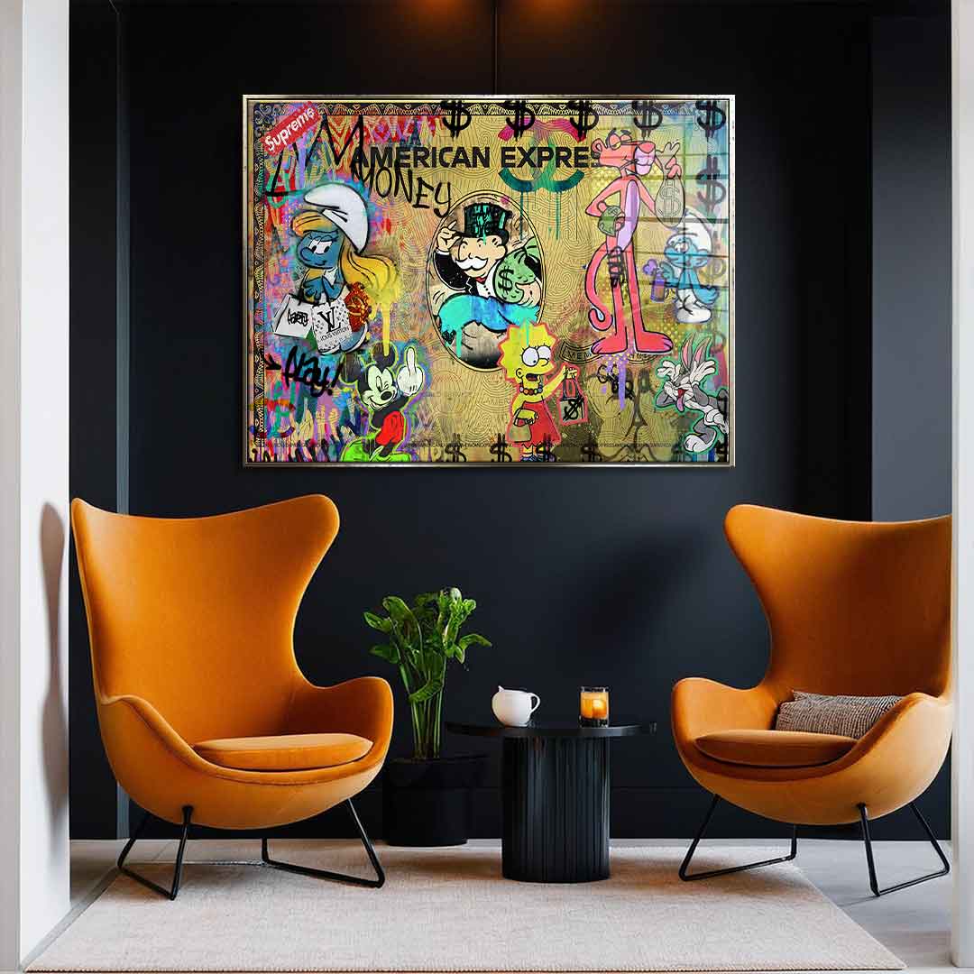 American Money - Acrylglas
