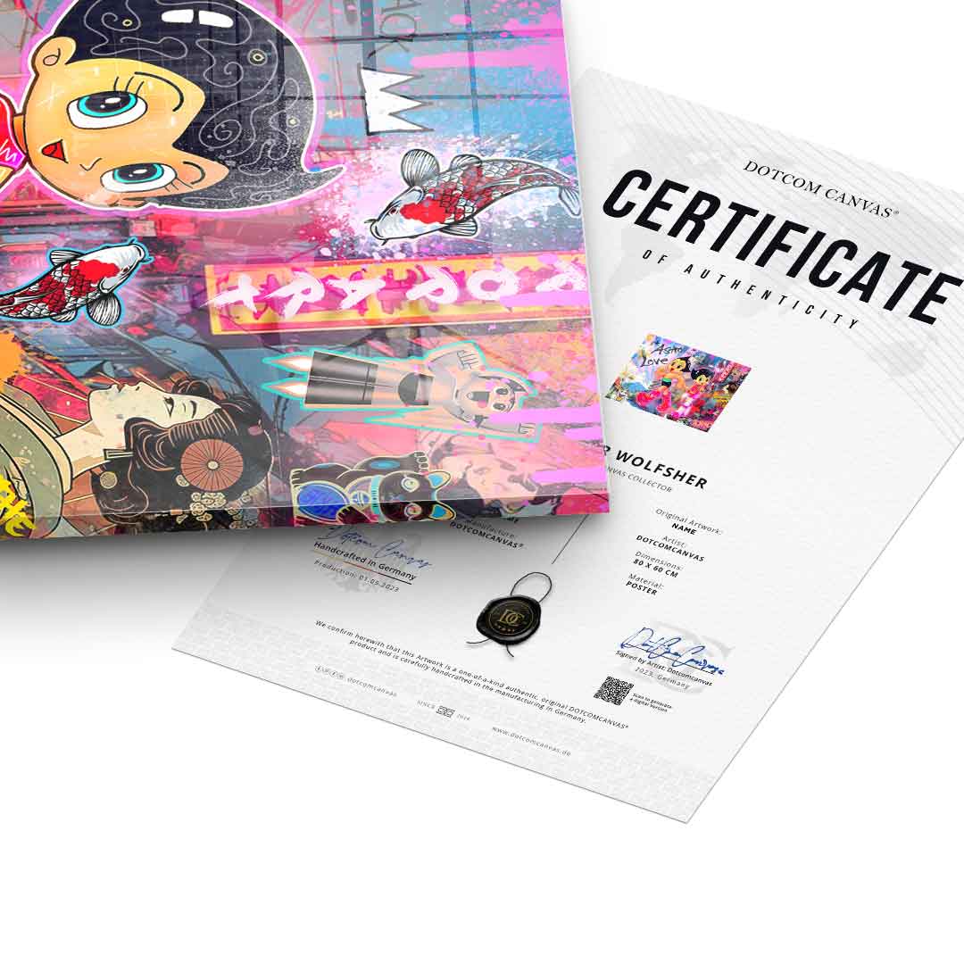 Astroboy Pink - Acrylglas