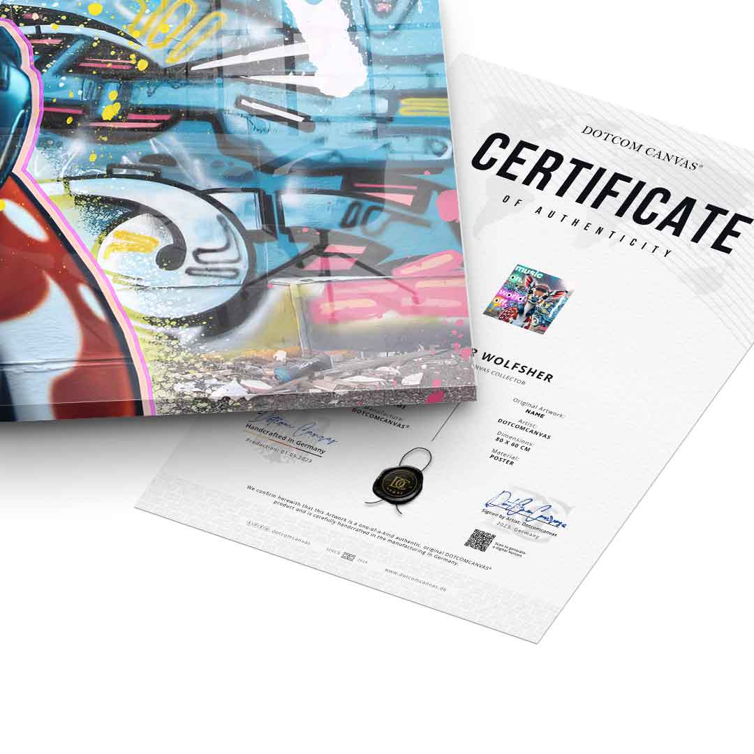 Bambi Music On - Acrylglas