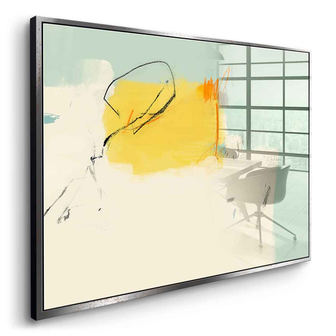 Meet John Cage on the bridge - Acrylglas