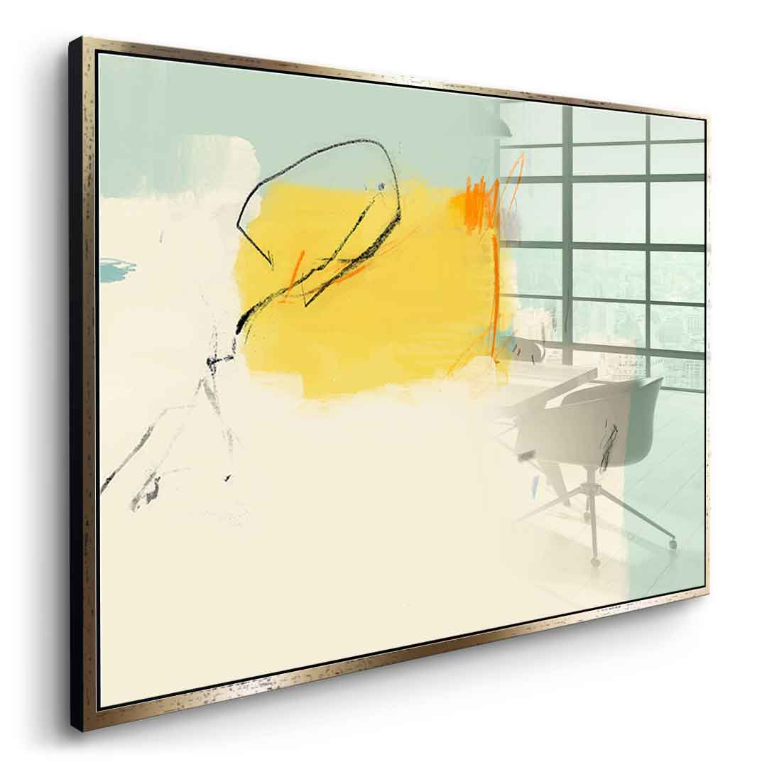 Meet John Cage on the bridge - Acrylglas