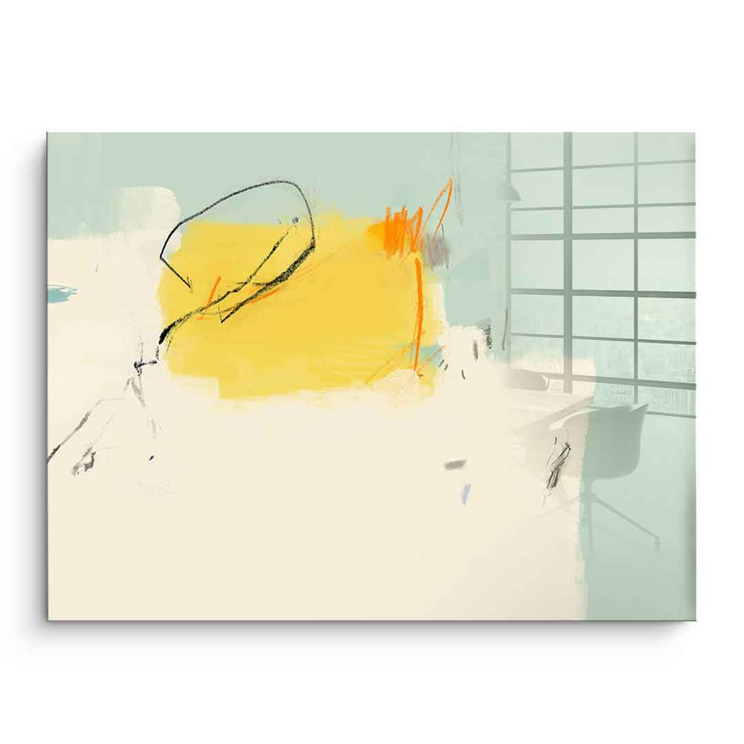 Meet John Cage on the bridge - Acrylglas