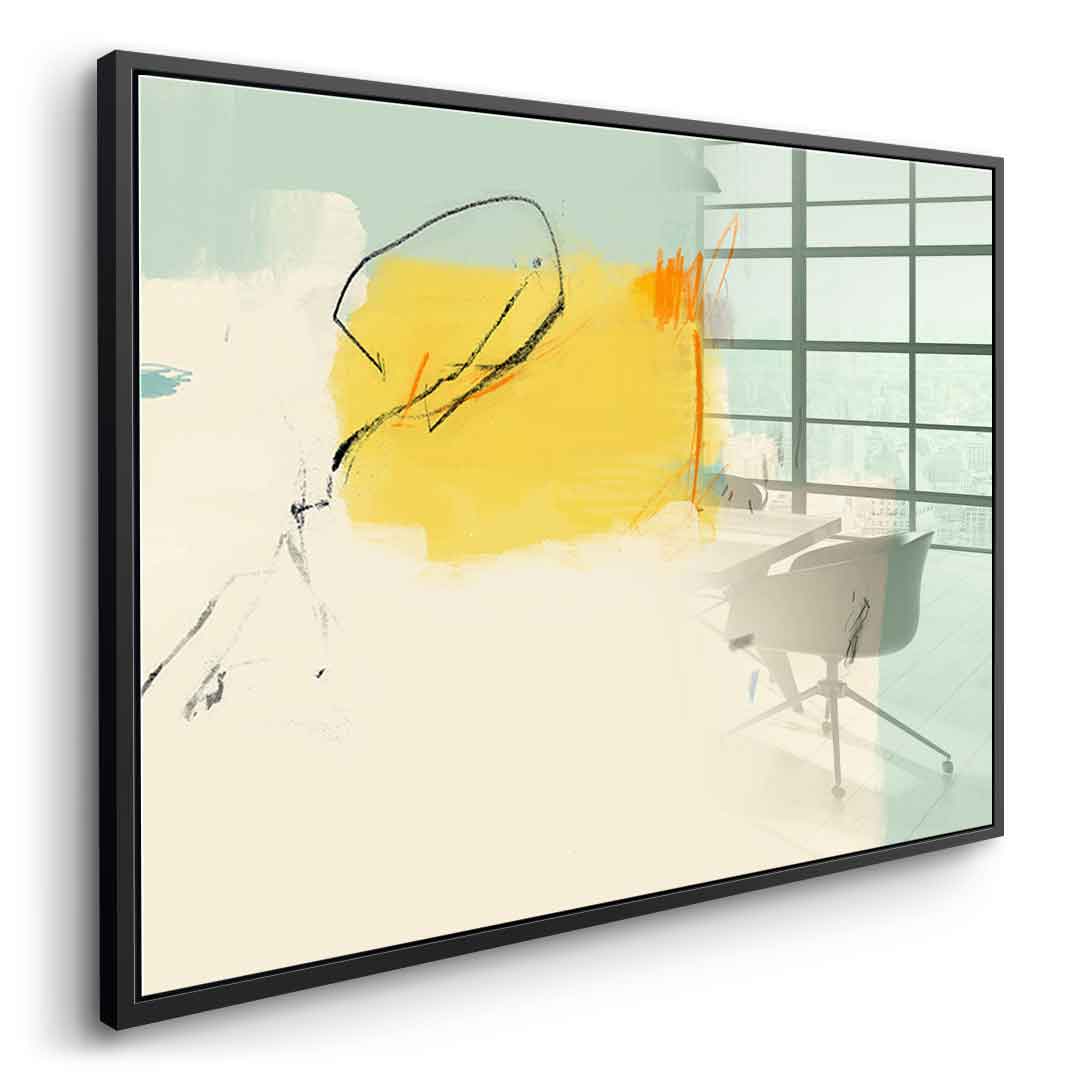 Meet John Cage on the bridge - Acrylglas