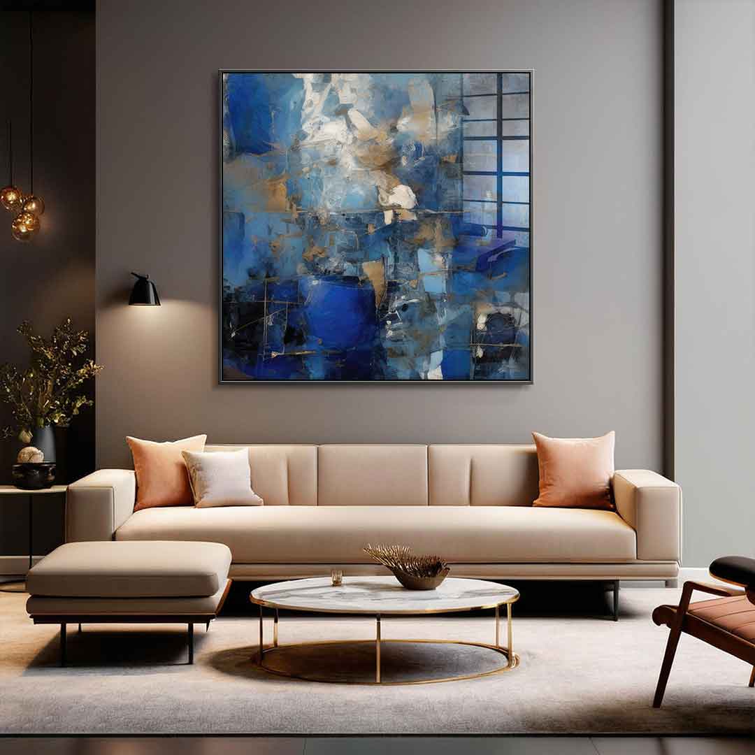 Cobalt Depths - Acrylglas